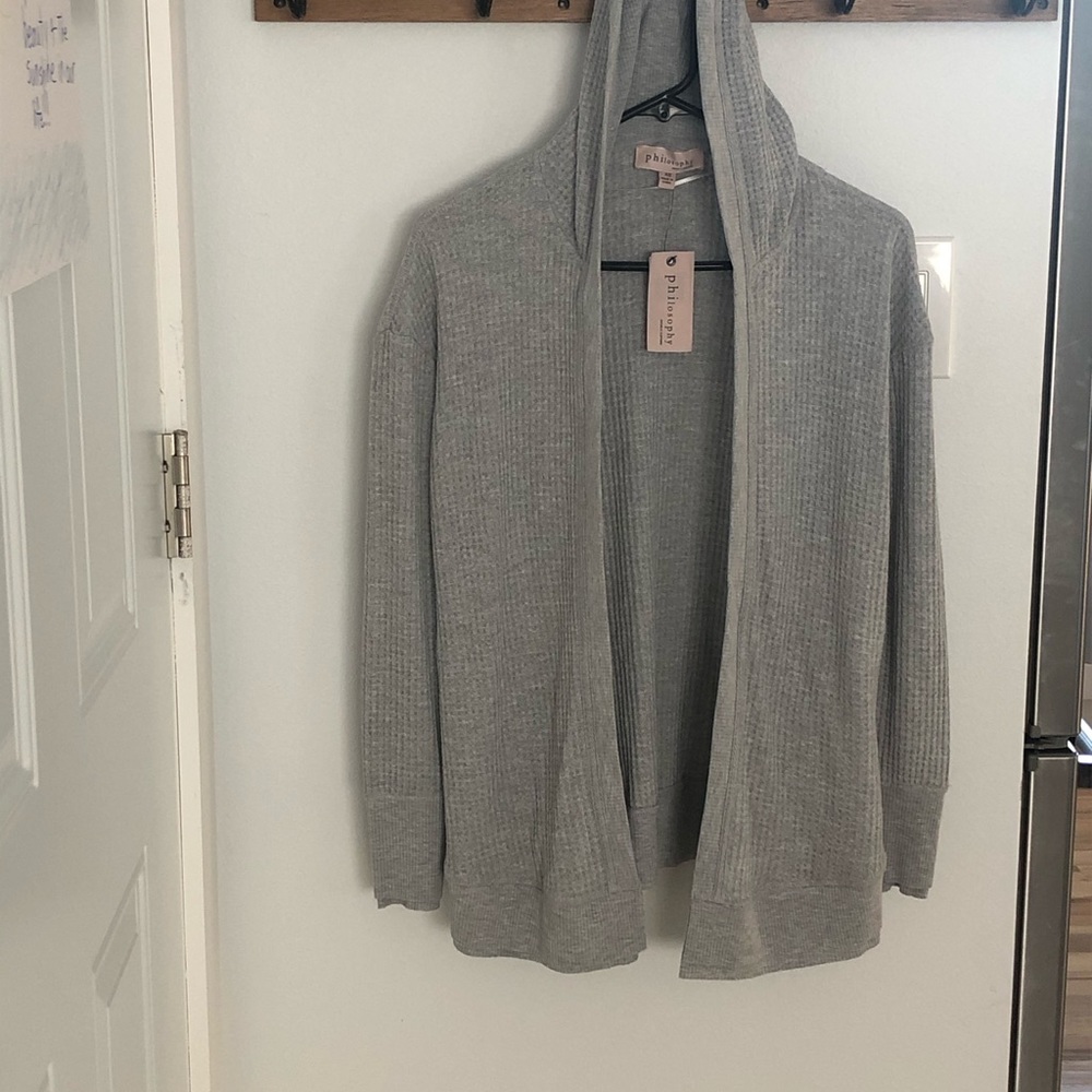 Soft Philosophy hoodie cardigan